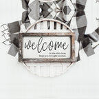Funny Wooden Welcome Sign Welcome To The Shit Show I Hope You Brought Alcohol Rustic Home Wall Decor BandsCo Straps