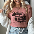 Well It Looks Like Jesus Touched My Water Again Tee Peachy Sunday
