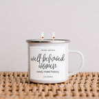 Mothers Day Candle Mug 16oz Reusable Metal Candle Soy Gift BandsCo Straps