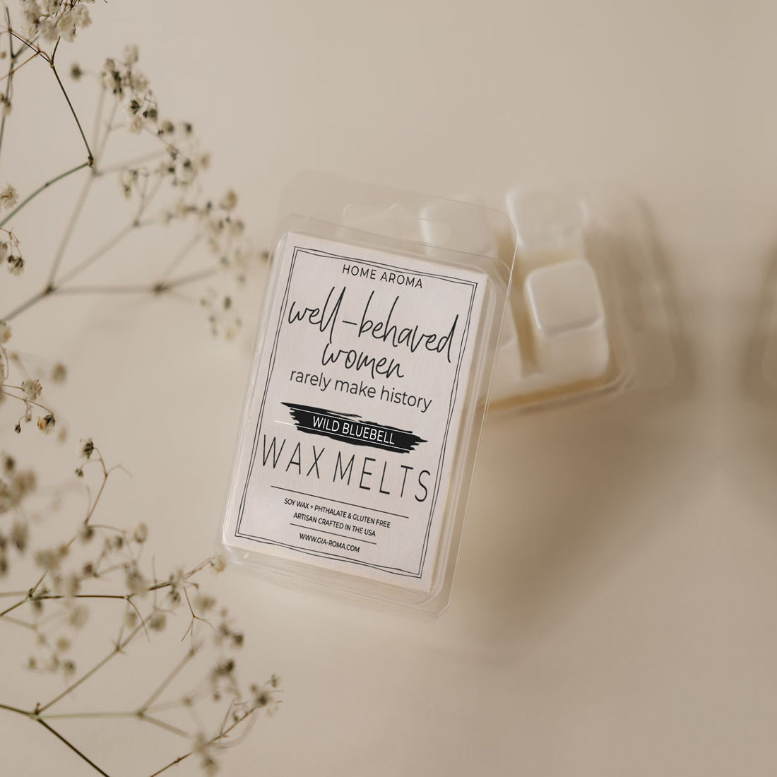Bluebell Wax Melts Pack Fresh Floral Scented Soy Wax Melt Gift For Women Romantic Home BandsCo Straps