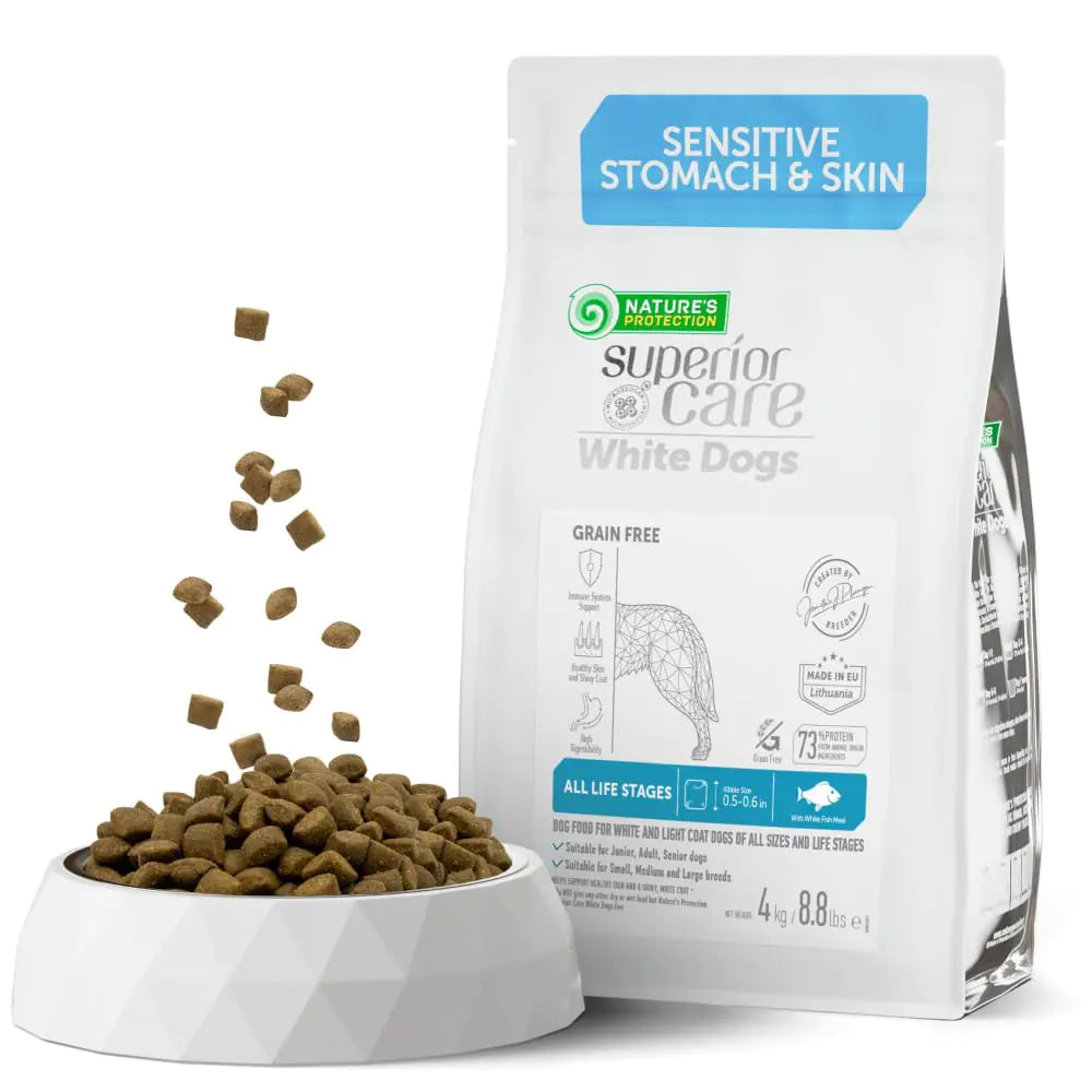 Natures Protection Superior Care Grain Free Dry Dog Food - Healthy Dog Food All Life Stages Dogs - Balanced Super Premium Dog Food - 1 Pack of 8.8lb Fish Flavor Lootquake LLC
