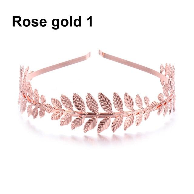 Western Fashion Retro Hair Bands For Women Wedding Metal Gold Leaf Butterfly Hair Headbands Girls Bride Gorgeous Hair Accessories For Women Stevvex