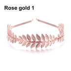 Western Fashion Retro Hair Bands For Women Wedding Metal Gold Leaf Butterfly Hair Headbands Girls Bride Gorgeous Hair Accessories For Women Stevvex