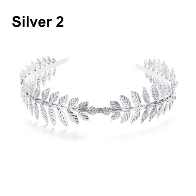 Western Fashion Retro Hair Bands For Women Wedding Metal Gold Leaf Butterfly Hair Headbands Girls Bride Gorgeous Hair Accessories For Women Stevvex
