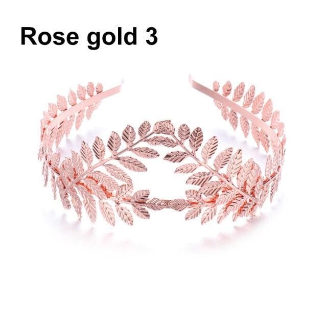 Western Fashion Retro Hair Bands For Women Wedding Metal Gold Leaf Butterfly Hair Headbands Girls Bride Gorgeous Hair Accessories For Women Stevvex