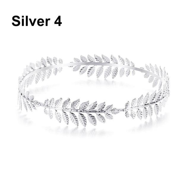 Western Fashion Retro Hair Bands For Women Wedding Metal Gold Leaf Butterfly Hair Headbands Girls Bride Gorgeous Hair Accessories For Women Stevvex