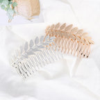 Western Fashion Retro Hair Bands For Women Wedding Metal Gold Leaf Butterfly Hair Headbands Girls Bride Gorgeous Hair Accessories For Women Stevvex