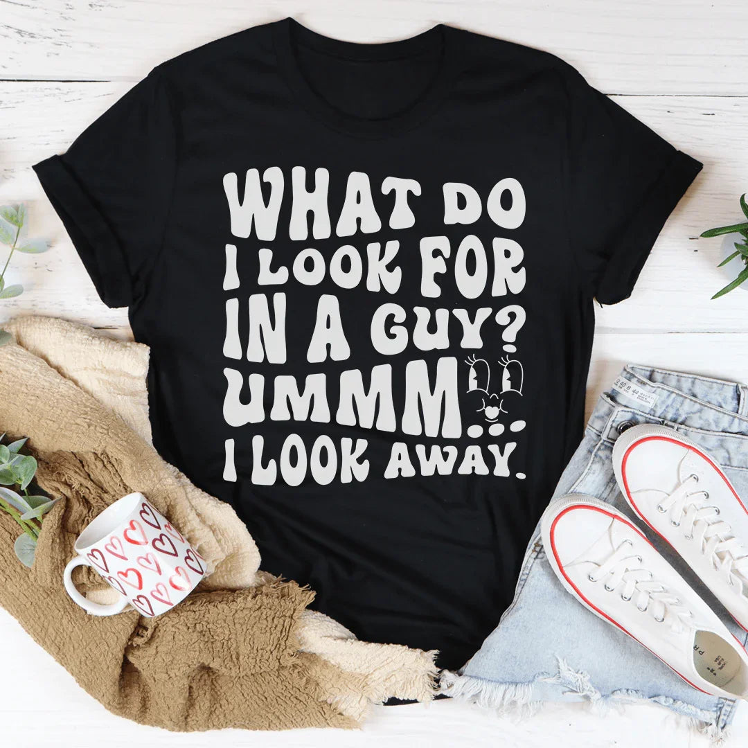 What Do I Look For In A Guy Tee Peachy Sunday