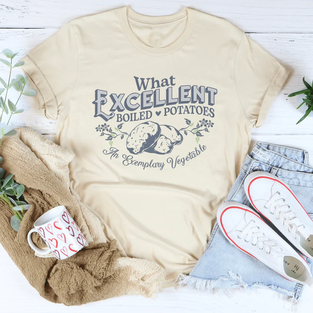 What Excellent Boiled Potatoes An Exemplary Vegetable Tee
