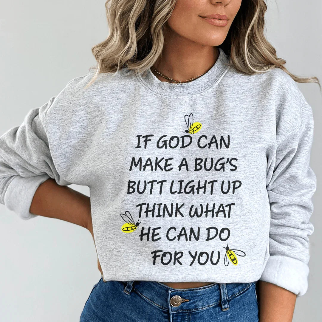 What God Can Do For You Sweatshirt Peachy Sunday