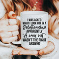 What I Look For In A Relationship Ceramic Mug 15 oz Peachy Sunday