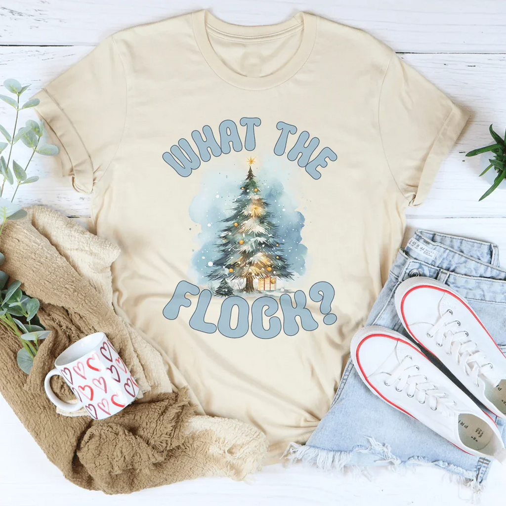 What The Flock Tee Peachy Sunday