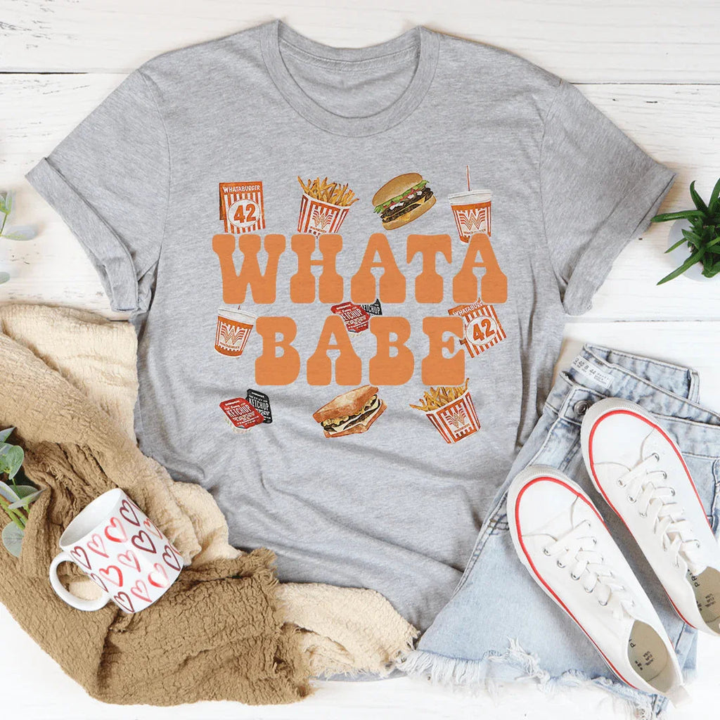 Whatababe Tee Peachy Sunday