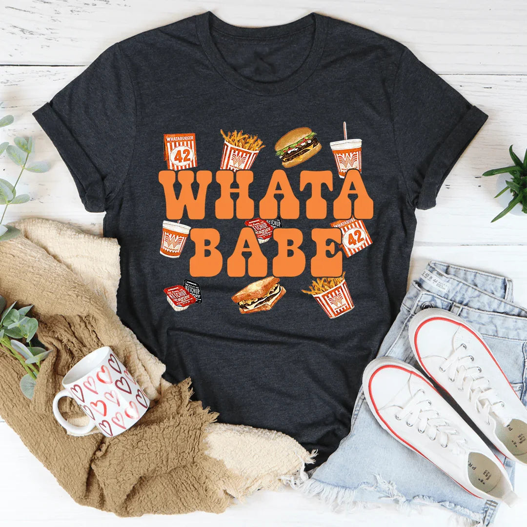 Whatababe Tee Peachy Sunday