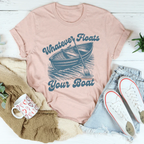 Whatever Floats Your Boat Tee Peachy Sunday
