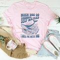 When You Go Through Deep Waters I Will Be With You Isaiah 43;2 Tee Peachy Sunday