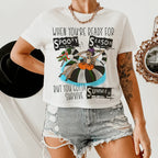When You're Ready For Spooky Season But You Gotta Survive Summer Tee Peachy Sunday