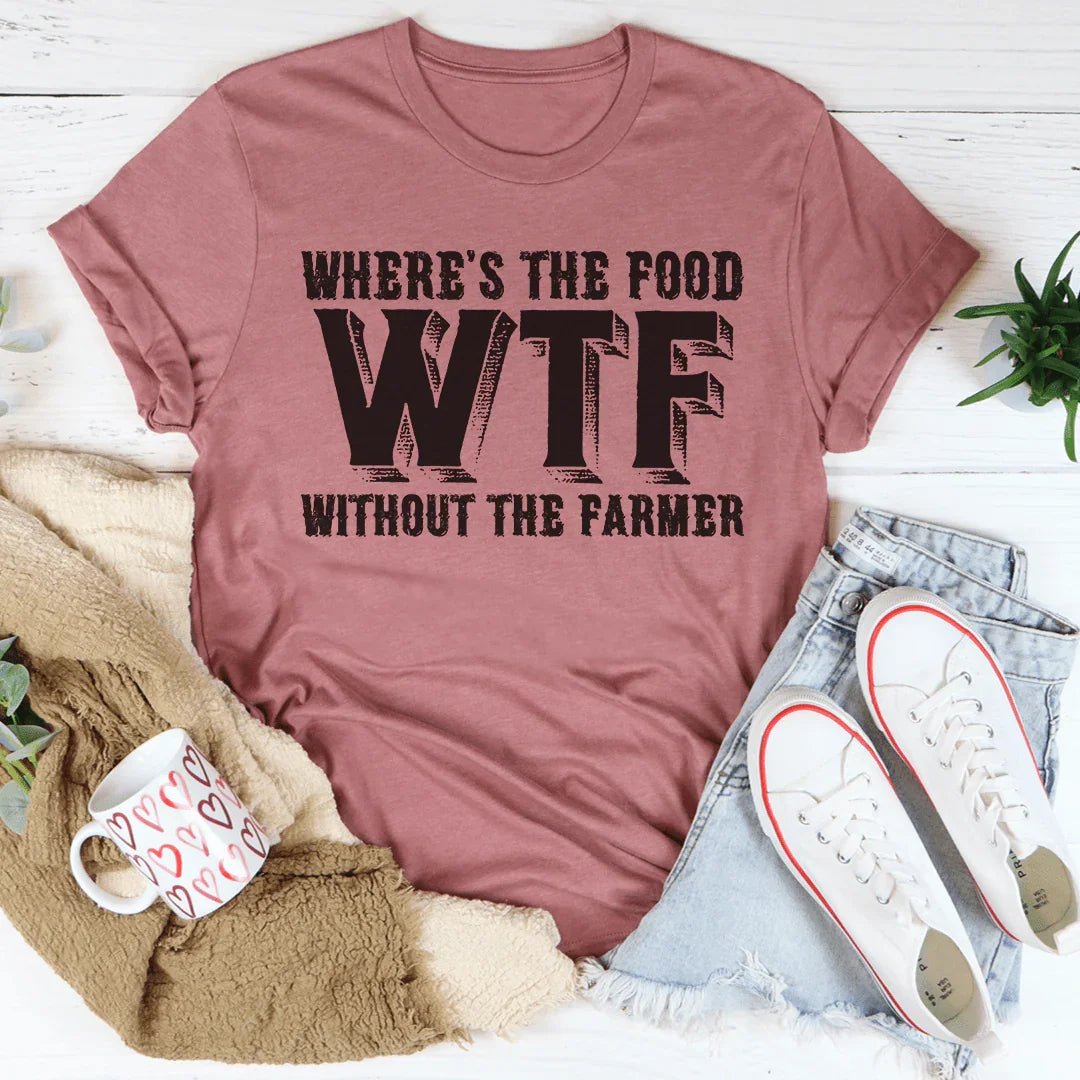 Where's The Food Tee Peachy Sunday