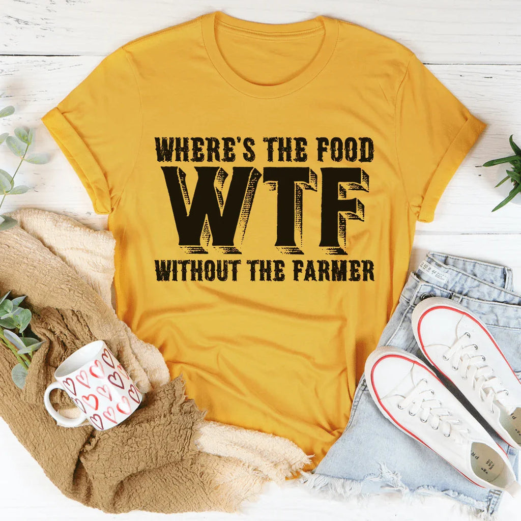Where's The Food Tee Peachy Sunday