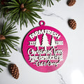 Farm Fresh Wooden Christmas Tree Ornament - Vintage Farmhouse Rustic Tree Trio BandsCo Straps