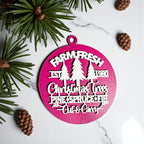 Farm Fresh Wooden Christmas Tree Ornament - Vintage Farmhouse Rustic Tree Trio BandsCo Straps