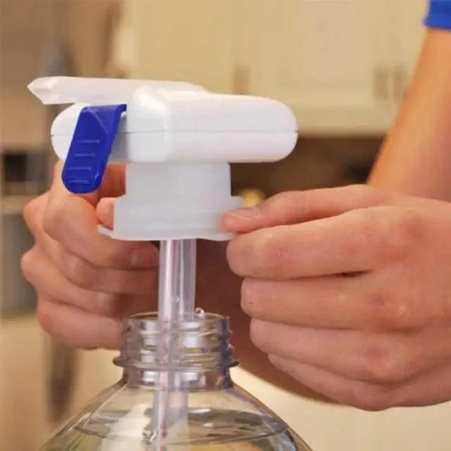 White Automatic Drink Dispenser For Fridge Gallon Magic Tap Electric Water Milk Drink Beverage Hands-Free Dispenser Spill Proof Convenient Dispenser One-Handed Operation Suitable For Outdoor And Home Kitchens Stevvex