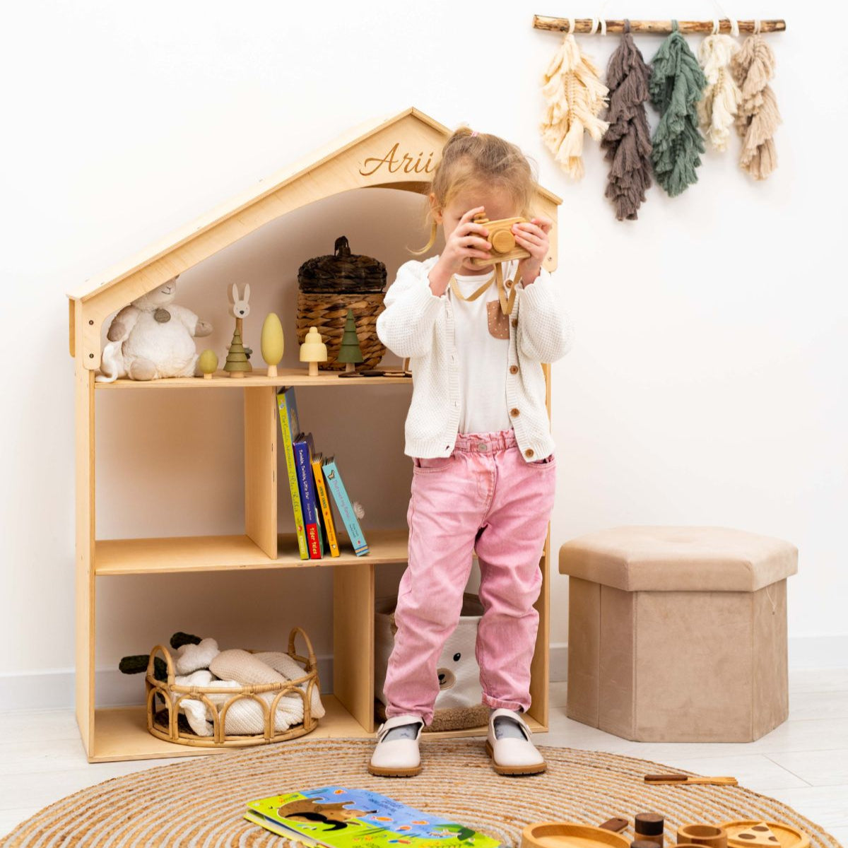 White Dollhouse Bookcase - SJB-DIAMOND ELITES