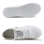 White Canvas Womens Sneakers Casual Fashion Denim Summer Elegant Women Sneakers Stevvex