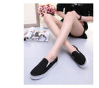 White Couple Canvas Women Espadrilles Shoes Womens Flats Women Running Breathable White Casual Slip On Flats Comfortable Walking Casual Simple Espadrilles Stevvex