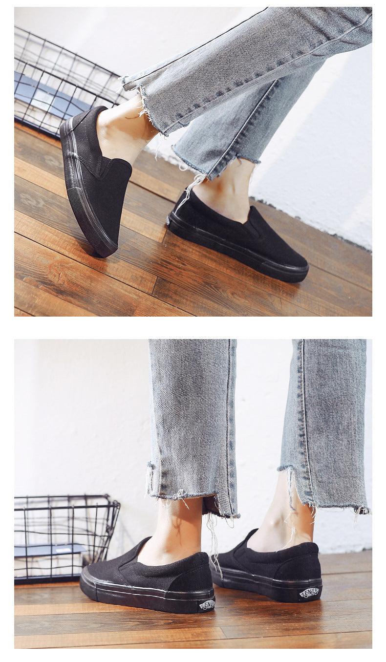 White Couple Canvas Women Espadrilles Shoes Womens Flats Women Running Breathable White Casual Slip On Flats Comfortable Walking Casual Simple Espadrilles Stevvex