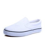 White Couple Canvas Women Espadrilles Shoes Womens Flats Women Running Breathable White Casual Slip On Flats Comfortable Walking Casual Simple Espadrilles Stevvex