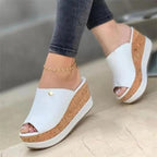 White Fashion Women Summer Peep Toe Sandals Luxury Elegant High Heels Stylish Design Stevvex