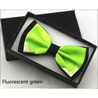 White Men Elegant Polyester Butterfly Bowtie Metal Corners Wedding Bowtie Party Bow Ties Stevvex