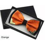 White Men Elegant Polyester Butterfly Bowtie Metal Corners Wedding Bowtie Party Bow Ties Stevvex