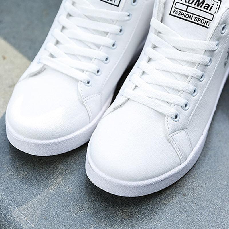 White Men Winter Plush Shoes Boys Comfort Sneakers Leather High Top Sneakers Trendy Style Casual Shoes Fashion Sneakers Breathable Comfort Walking Shoes For Mens Stevvex