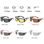 White Modern Women Sunglasses Luxury Glasses For Women/Men UV400 Eyewear Ladies Comfortable Sunglasses For Eyewear Durable Lightweight Frame Sun Glasses Stevvex