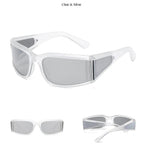 White Modern Women Sunglasses Luxury Glasses For Women/Men UV400 Eyewear Ladies Comfortable Sunglasses For Eyewear Durable Lightweight Frame Sun Glasses Stevvex