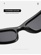 White Modern Women Sunglasses Luxury Glasses For Women/Men UV400 Eyewear Ladies Comfortable Sunglasses For Eyewear Durable Lightweight Frame Sun Glasses Stevvex