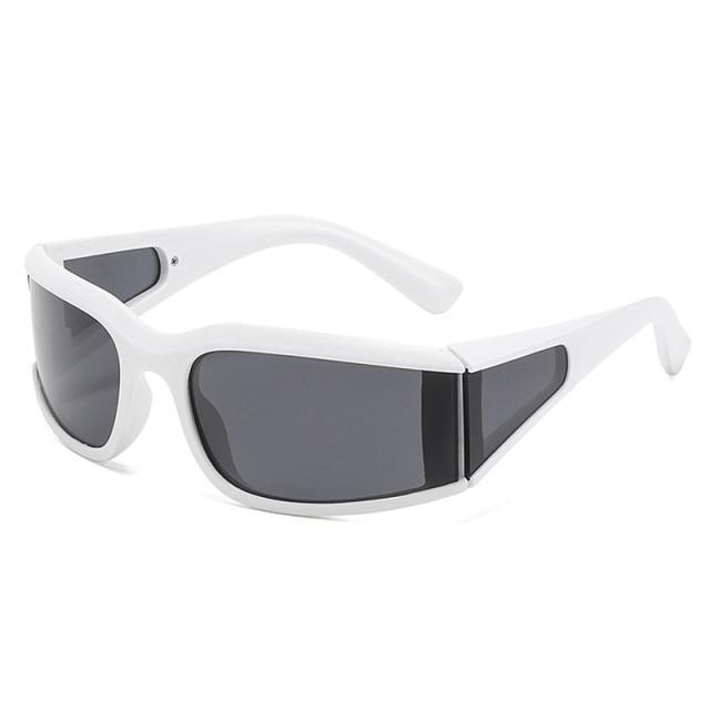 White Modern Women Sunglasses Luxury Glasses For Women/Men UV400 Eyewear Ladies Comfortable Sunglasses For Eyewear Durable Lightweight Frame Sun Glasses Stevvex