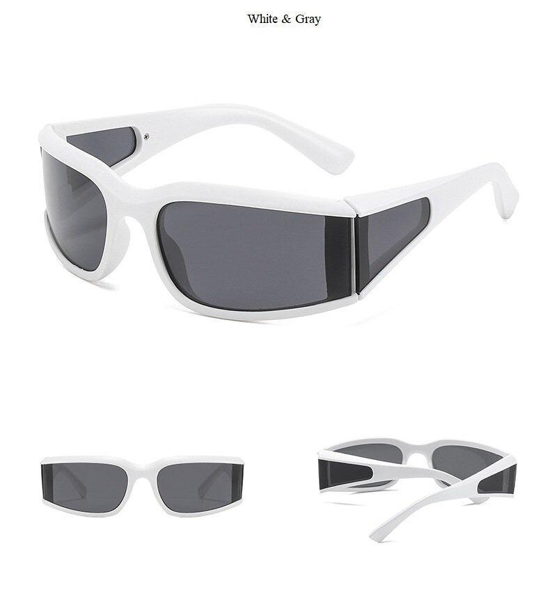 White Modern Women Sunglasses Luxury Glasses For Women/Men UV400 Eyewear Ladies Comfortable Sunglasses For Eyewear Durable Lightweight Frame Sun Glasses Stevvex
