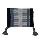White Striped Handwoven Backstrap Clutch - Guatemalan Artisan Small Boho Purse BandsCo Straps