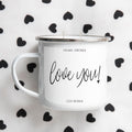 16oz Reusable Metal Candle Mug Scented Soy Candle Gift BandsCo Straps