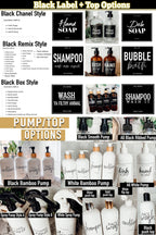16oz Plastic Spray Bottles With White Or Black Waterproof Labels BandsCo Straps
