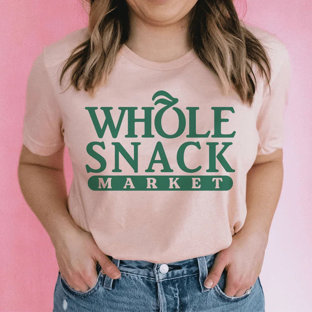 Whole Snack Market Tee Peachy Sunday