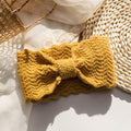 Wide Knitted Headband Bows Knotted Winter Women Turban Hair Accessories For Girls Lady Soft Knitting Winter Headbands Gorgeous Hair Accessories For Women Stevvex