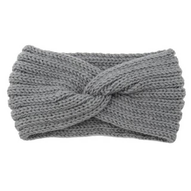 Wide Knitted Headband Bows Knotted Winter Women Turban Hair Accessories For Girls Lady Soft Knitting Winter Headbands Gorgeous Hair Accessories For Women Stevvex
