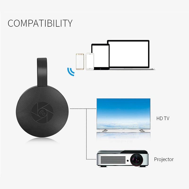 WiFi Wireless Dongle TV Stick HDMI Compatible HD 1080P Wireless TV Cast Display WiFi Display Dongle Receiver For Mobile Phones Cast To TV