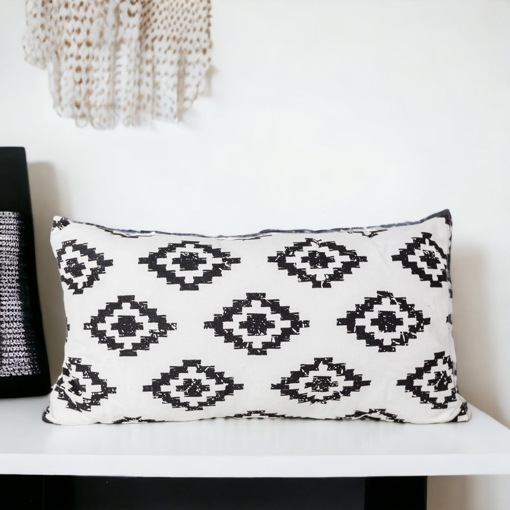 Wild At Heart Double-Sided Canvas Decorative Pillow 22x12 Accent Throw Pillow BandsCo Straps