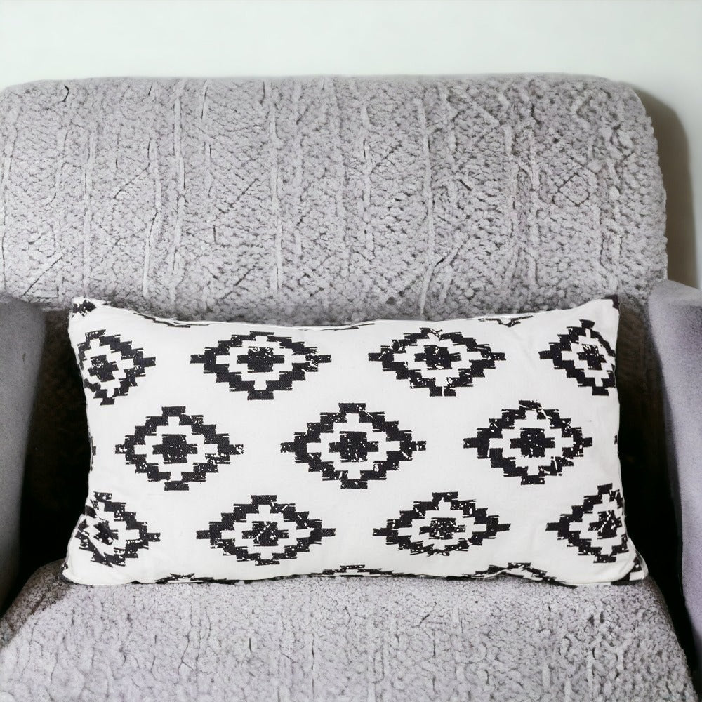 Wild At Heart Double-Sided Canvas Decorative Pillow 22x12 Accent Throw Pillow BandsCo Straps