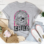 Wild Child Skull Tee Peachy Sunday